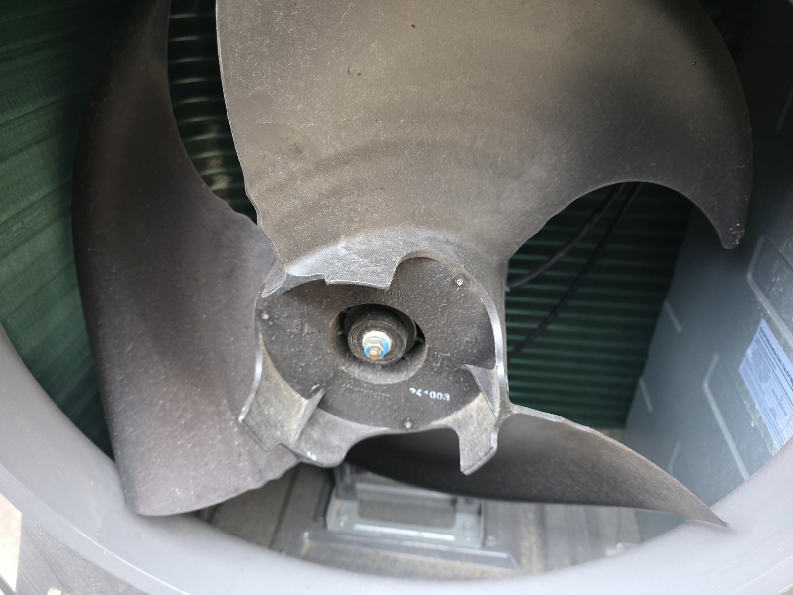 Air source heat pump fan and condenser coil inspection, Orpington