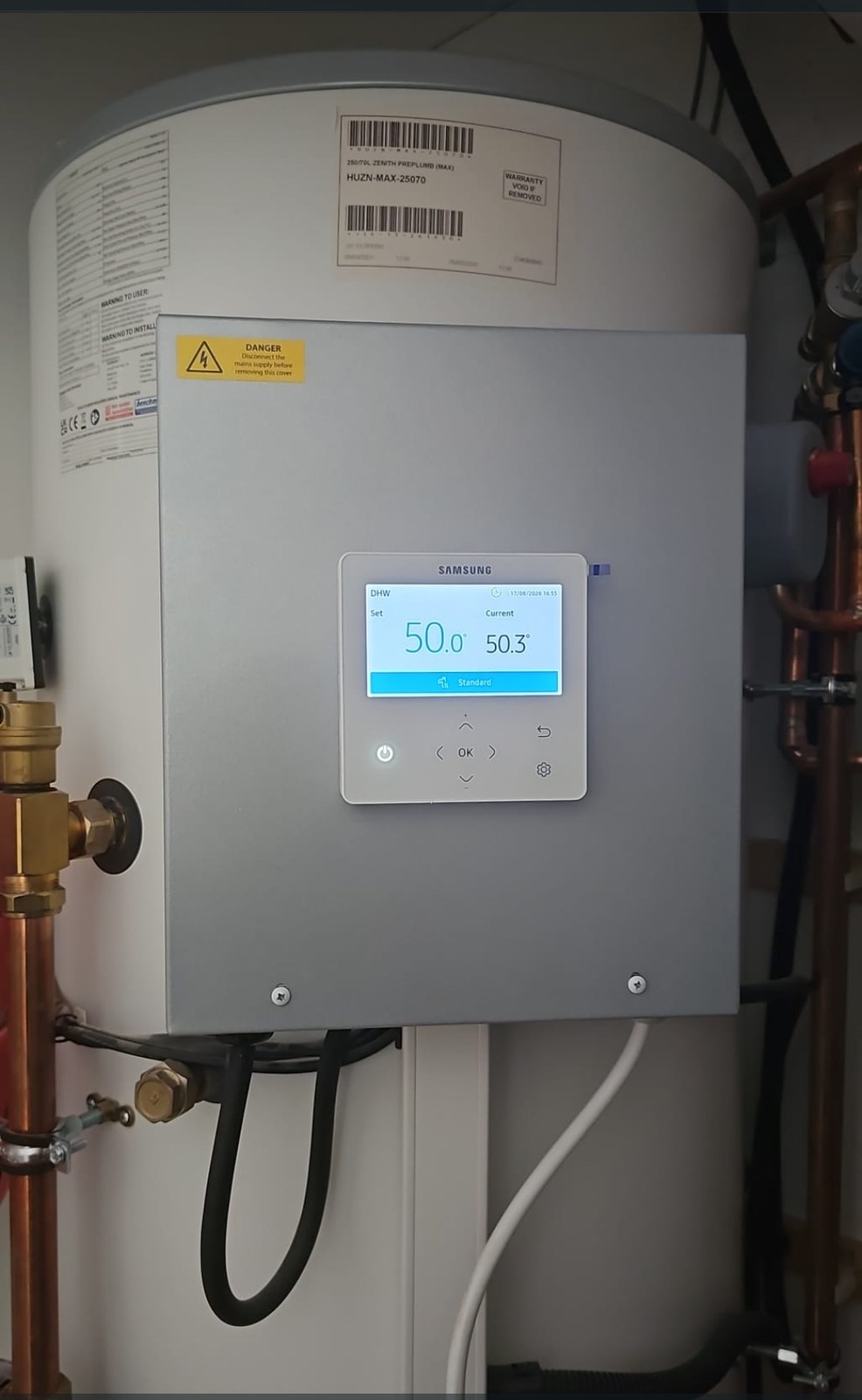 Samsung heat pump controller commissioned in Orpington
